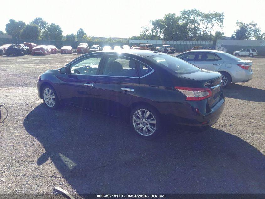 2013 Nissan Sentra S/Sv/Sr/Sl VIN: 3N1AB7AP9DL743948 Lot: 39718170