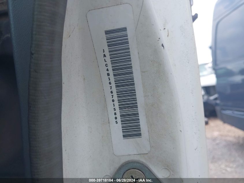 2006 Isuzu W4S042 Npr Hd Reg VIN: JALC4B16767015805 Lot: 39718184