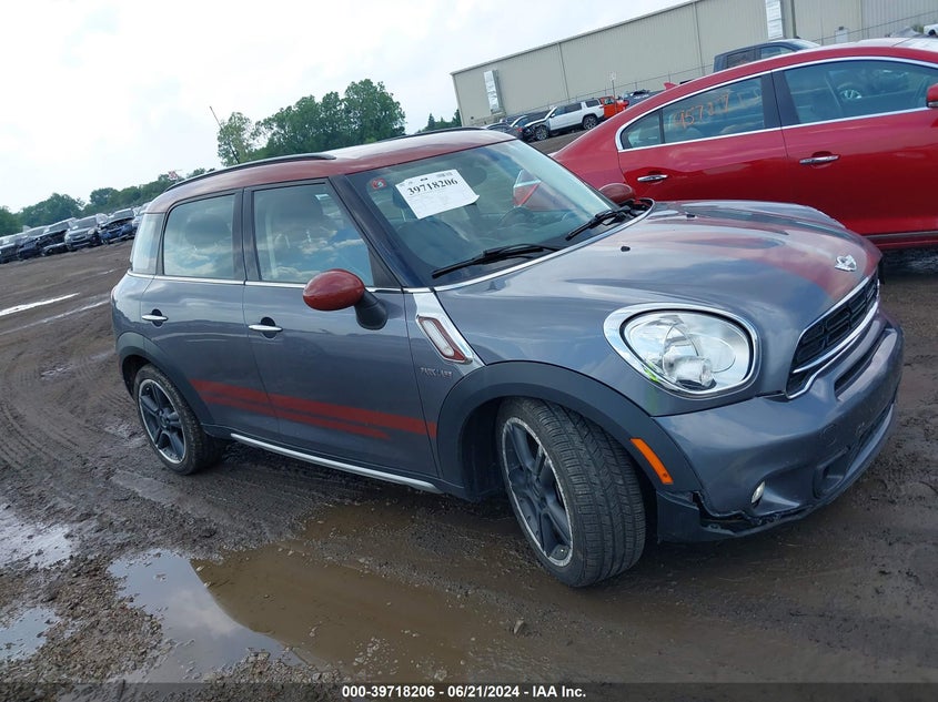 2016 Mini Countryman Cooper S VIN: WMWZC3C50GWT08216 Lot: 39718206