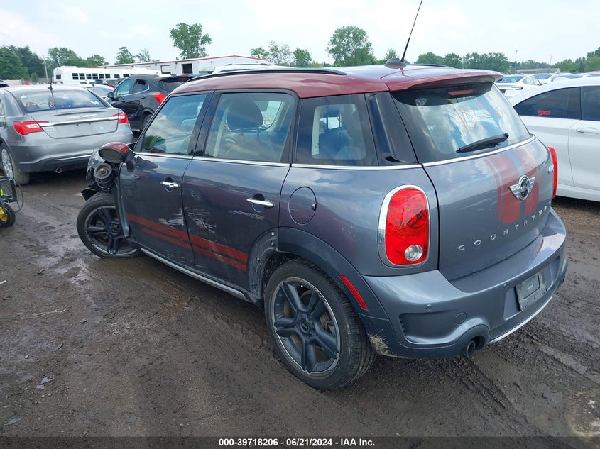 2016 Mini Countryman Cooper S VIN: WMWZC3C50GWT08216 Lot: 39718206
