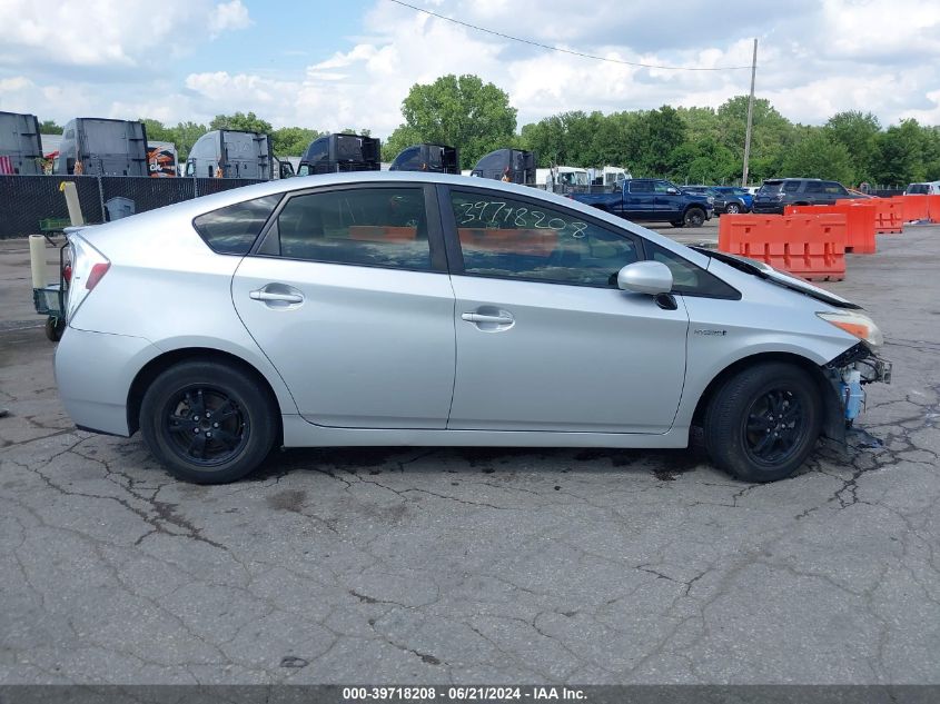 2013 Toyota Prius Three VIN: JTDKN3DU4D5685766 Lot: 39718208