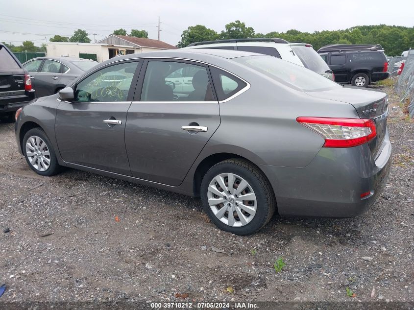 3N1AB7AP1FY270293 2015 Nissan Sentra S