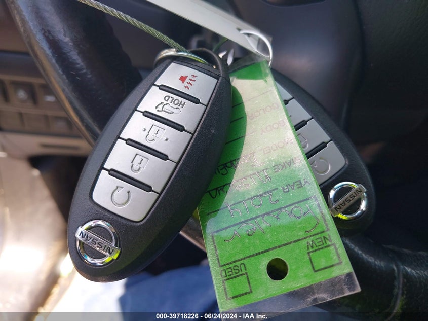 2014 Nissan Pathfinder Platinum VIN: 5N1AR2MM2EC697143 Lot: 39718226