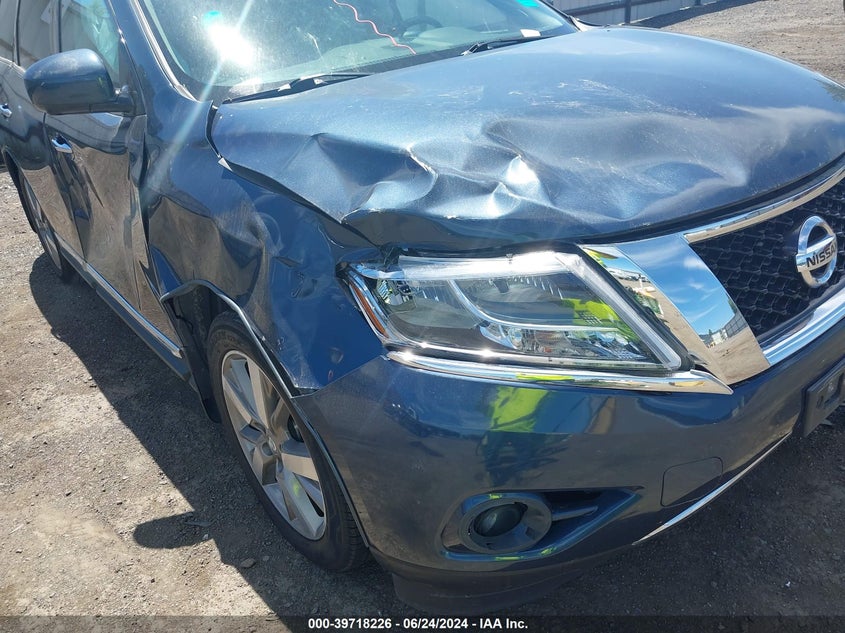 2014 Nissan Pathfinder Platinum VIN: 5N1AR2MM2EC697143 Lot: 39718226