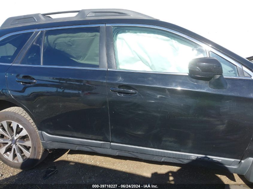 2015 Subaru Outback 2.5I Limited VIN: 4S4BSAJCXF3261124 Lot: 39718227