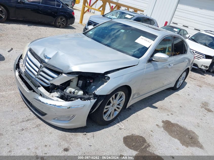 2013 Hyundai Genesis 3.8 VIN: KMHGC4DDXDU254397 Lot: 39718262