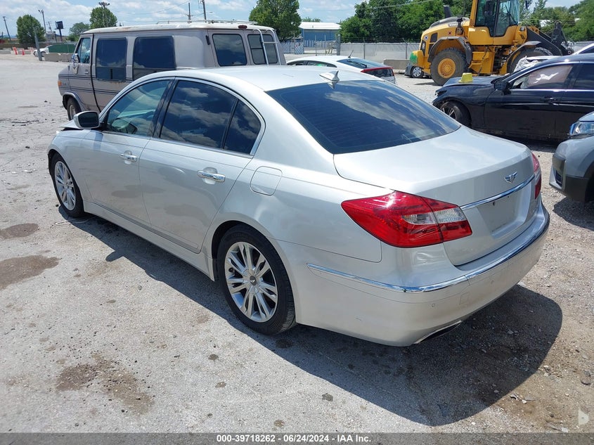 2013 Hyundai Genesis 3.8 VIN: KMHGC4DDXDU254397 Lot: 39718262