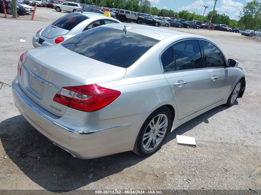 2013 Hyundai Genesis 3.8 VIN: KMHGC4DDXDU254397 Lot: 39718262