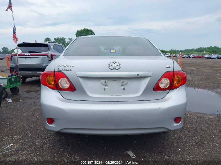 2009 Toyota Corolla Le VIN: 2T1BU40E09C133831 Lot: 39718291
