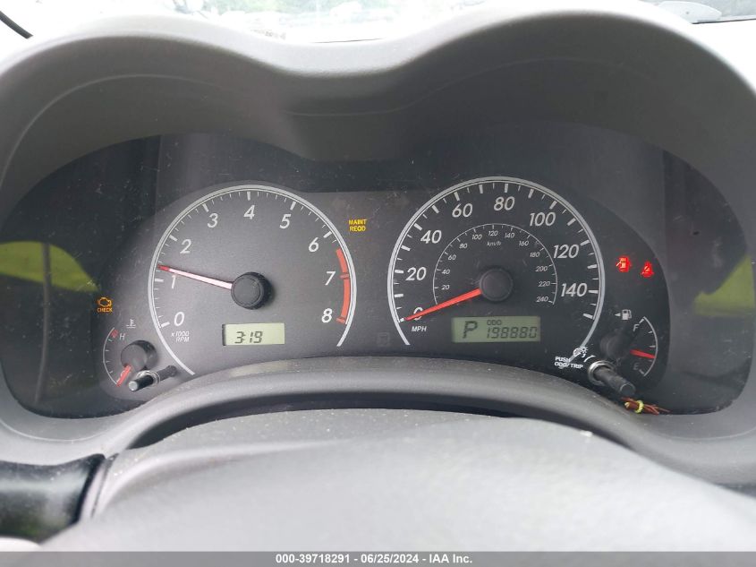 2009 Toyota Corolla Le VIN: 2T1BU40E09C133831 Lot: 39718291