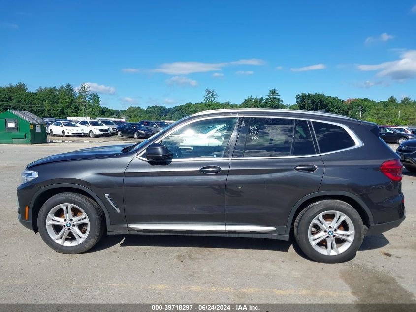 2021 BMW X3 Sdrive30I VIN: 5UXTY3C09M9H76312 Lot: 39718297