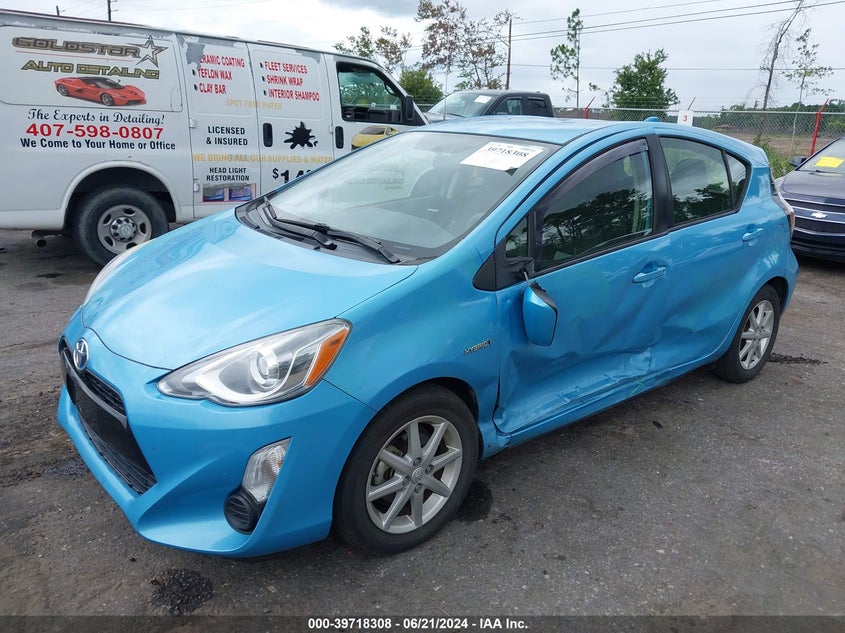 2015 Toyota Prius C Two VIN: JTDKDTB3XF1096745 Lot: 39718308