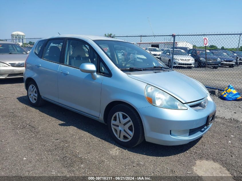 JHMGD38487S064294 | 2007 HONDA FIT