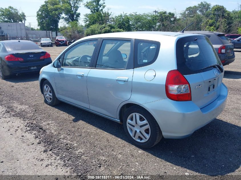 JHMGD38487S064294 | 2007 HONDA FIT