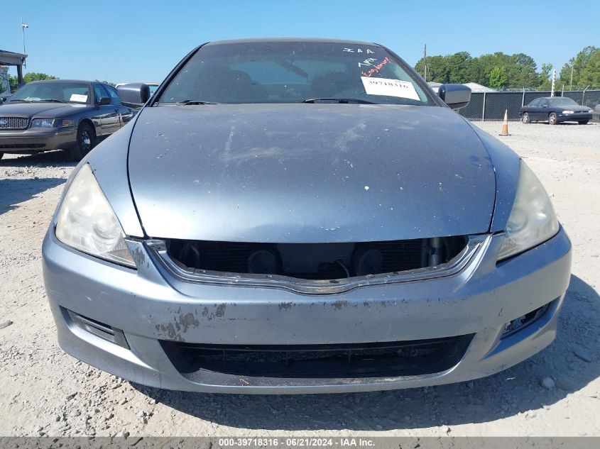 2006 Honda Accord 3.0 Ex VIN: 1HGCM82716A009837 Lot: 39718316