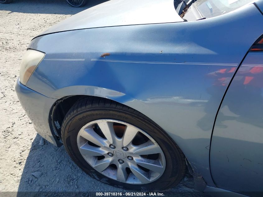 2006 Honda Accord 3.0 Ex VIN: 1HGCM82716A009837 Lot: 39718316