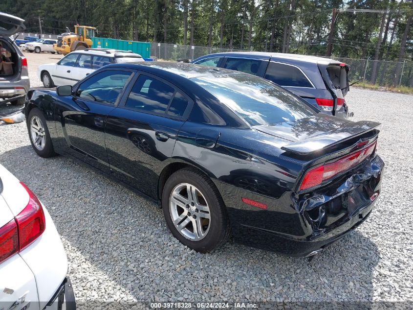 2012 Dodge Charger Se VIN: 2C3CDXBG7CH212287 Lot: 39718328