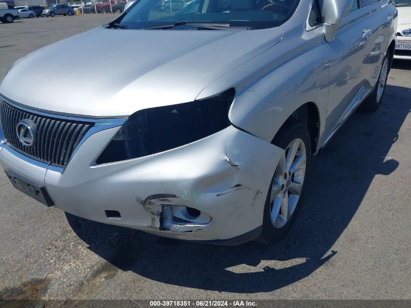2010 Lexus Rx 350 VIN: JTJBK1BA2A2409036 Lot: 39718351