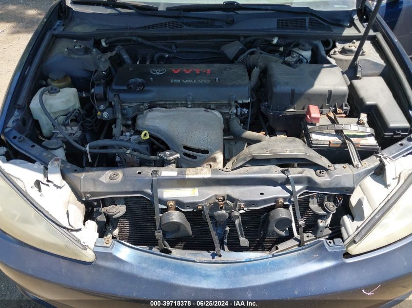 2004 Toyota Camry Xle VIN: 4T1BE30K14U284584 Lot: 39718378