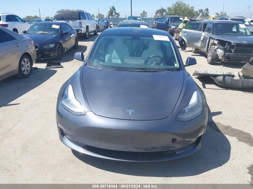 2022 Tesla Model 3 Performance Dual Motor All-Wheel Drive VIN: 5YJ3E1ECXNF208855 Lot: 39718384