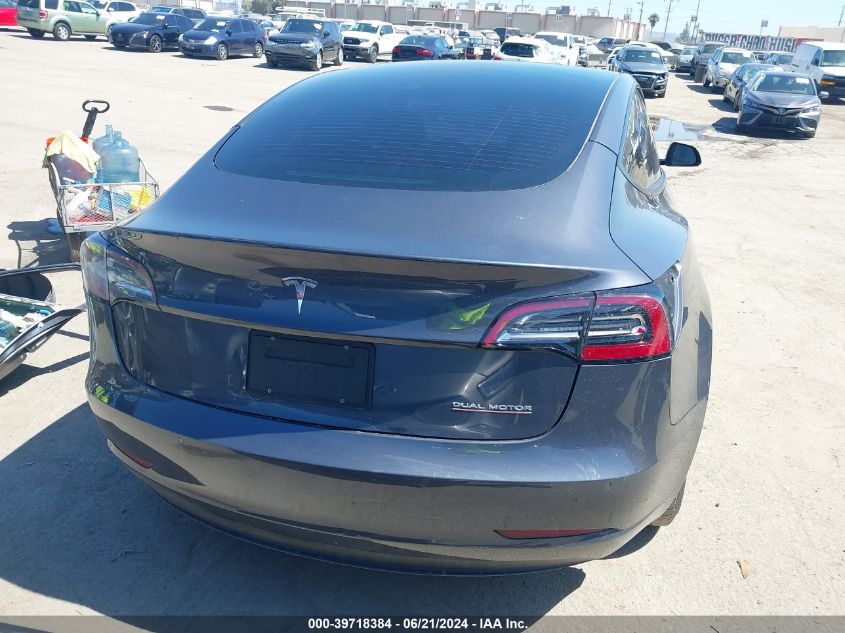 2022 Tesla Model 3 Performance Dual Motor All-Wheel Drive VIN: 5YJ3E1ECXNF208855 Lot: 39718384