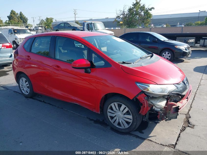 2016 Honda Fit Lx VIN: JHMGK5H51GS011012 Lot: 39718403