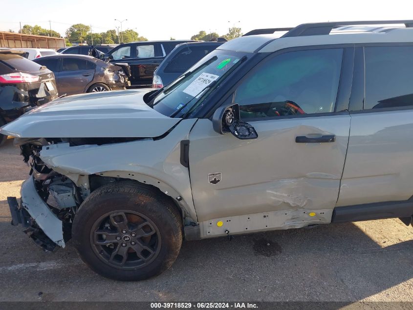 2022 Ford Bronco Sport Big Bend VIN: 3FMCR9B65NRE35074 Lot: 39718529