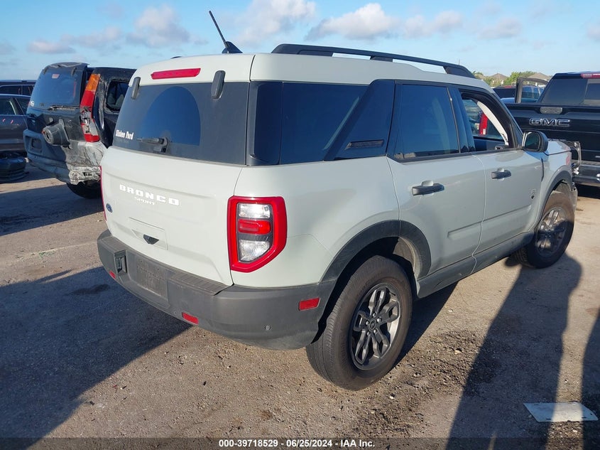 2022 Ford Bronco Sport Big Bend VIN: 3FMCR9B65NRE35074 Lot: 39718529