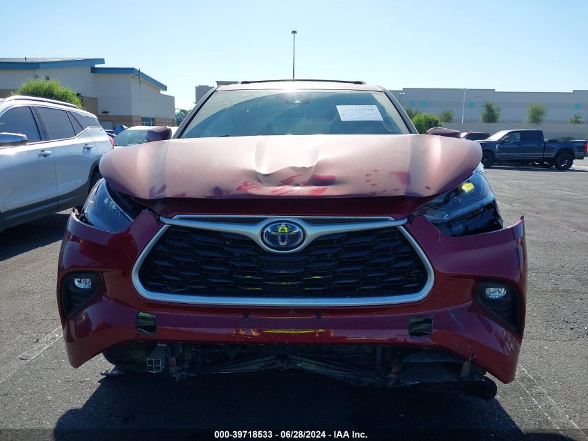 2021 Toyota Highlander Hybrid Le VIN: 5TDBBRCH5MS024905 Lot: 39718533