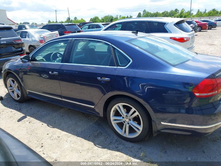 1VWBV7A39FC038536 2015 Volkswagen Passat 2.0L Tdi Se