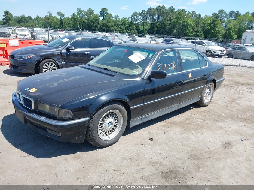 1997 BMW 740Il VIN: WBAGJ8329VDL41403 Lot: 39718564