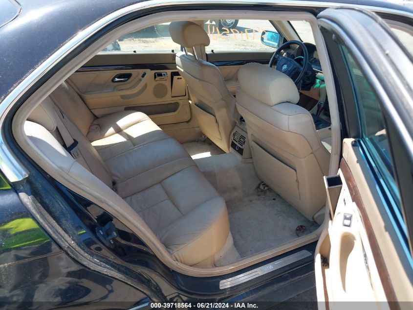 1997 BMW 740Il VIN: WBAGJ8329VDL41403 Lot: 39718564