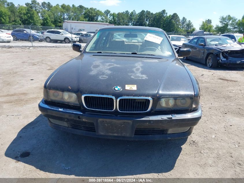 1997 BMW 740Il VIN: WBAGJ8329VDL41403 Lot: 39718564