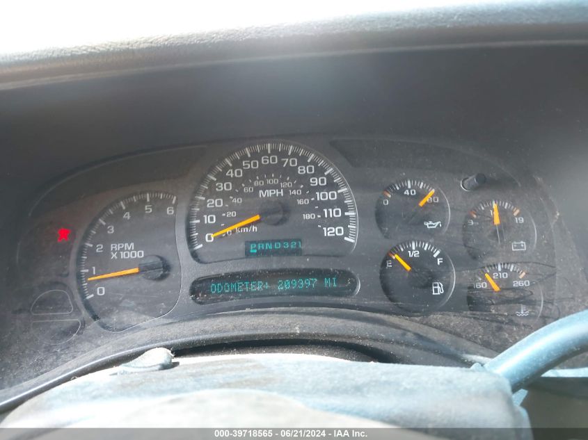 2003 Chevrolet Tahoe Z71 VIN: 1GNEK13Z23R223700 Lot: 39718565