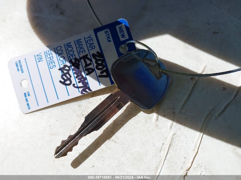 2007 Kia Sportage Lx VIN: KNDJF724177373903 Lot: 39718581