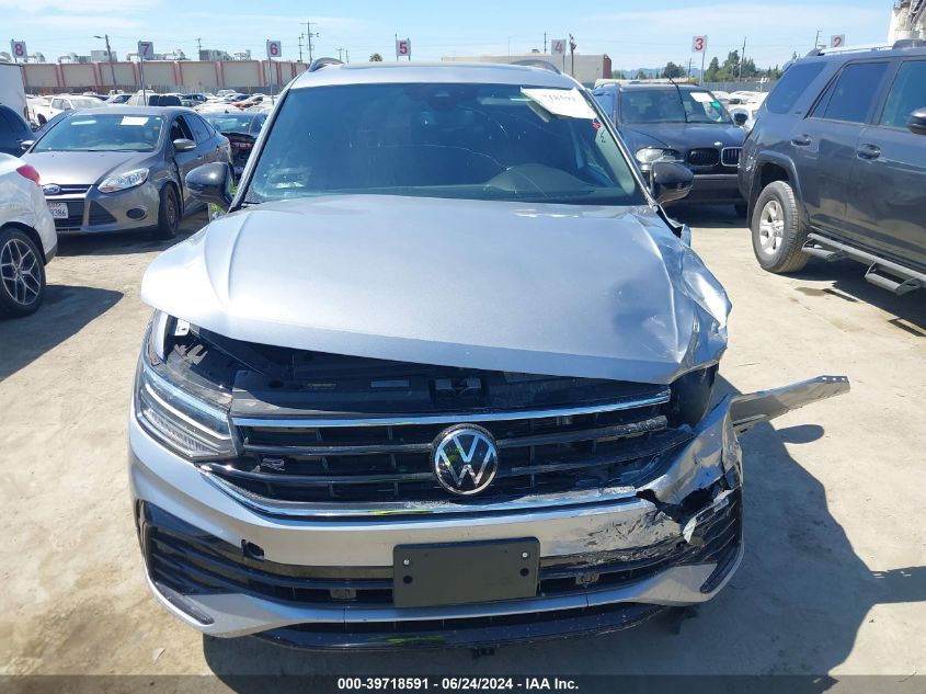 2022 Volkswagen Tiguan 2.0T Se R-Line Black VIN: 3VVCB7AX7NM066627 Lot: 39718591