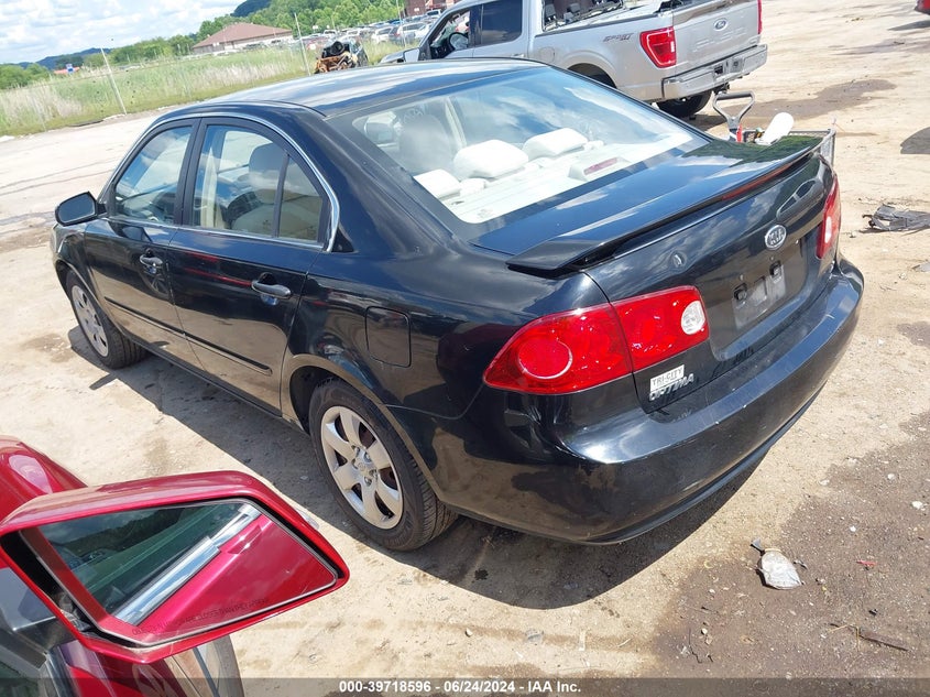 2007 Kia Optima Lx VIN: KNAGE123875130079 Lot: 39718596