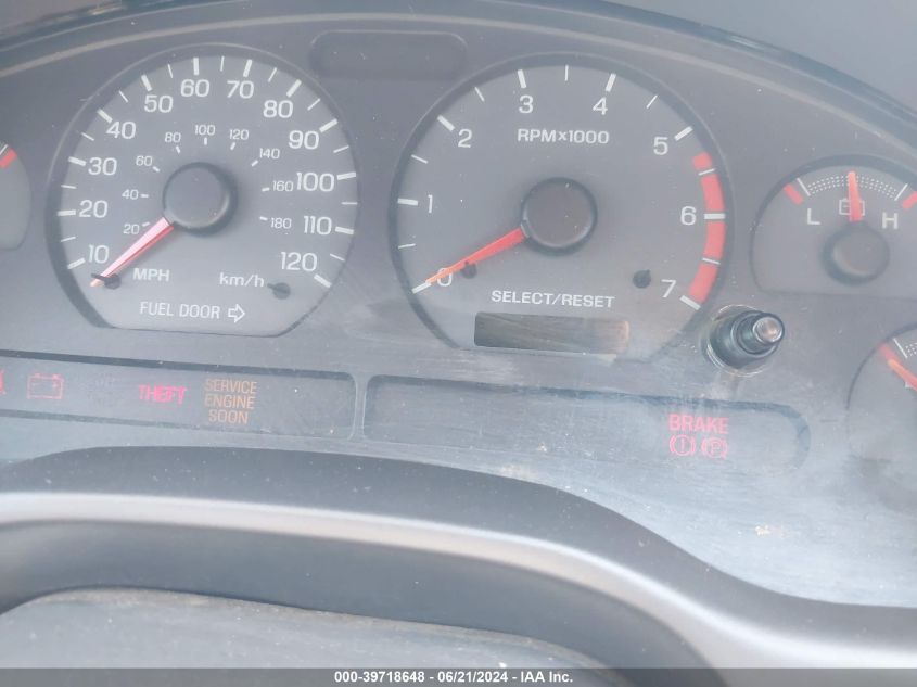 2002 Ford Mustang VIN: 1FAFP44452F151187 Lot: 39718648