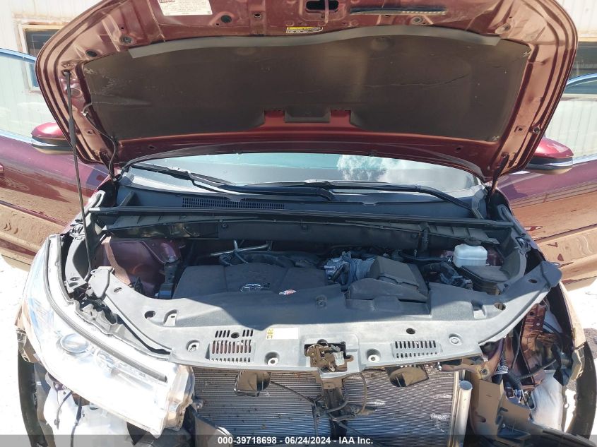 2019 Toyota Highlander Le Plus VIN: 5TDZZRFH7KS299341 Lot: 39718698