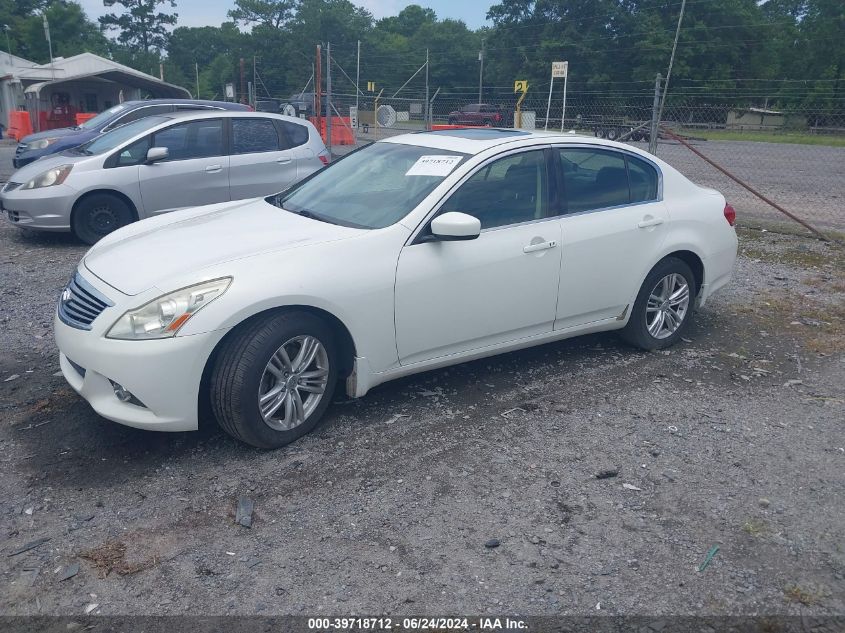 JN1DV6AR9CM860045 | 2012 INFINITI G25X