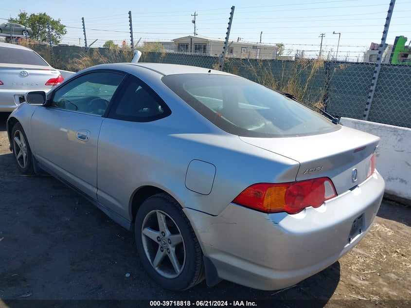 2002 Acura Rsx VIN: JH4DC54872C034443 Lot: 39718818