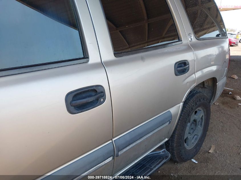 2002 Chevrolet Tahoe Ls VIN: 1GNEK13Z52R134623 Lot: 39718824