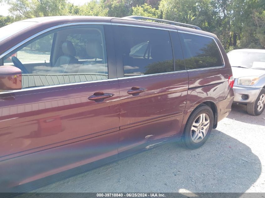 2007 Honda Odyssey Ex-L VIN: 5FNRL38677B408791 Lot: 39718840