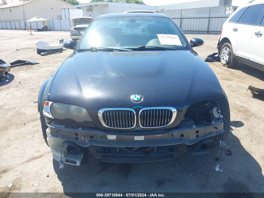 2003 BMW M3 VIN: WBSBL93463JR23450 Lot: 39718844