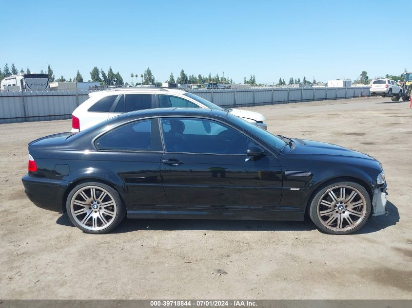 2003 BMW M3 VIN: WBSBL93463JR23450 Lot: 39718844