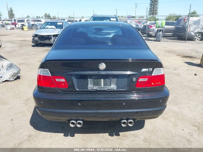 2003 BMW M3 VIN: WBSBL93463JR23450 Lot: 39718844