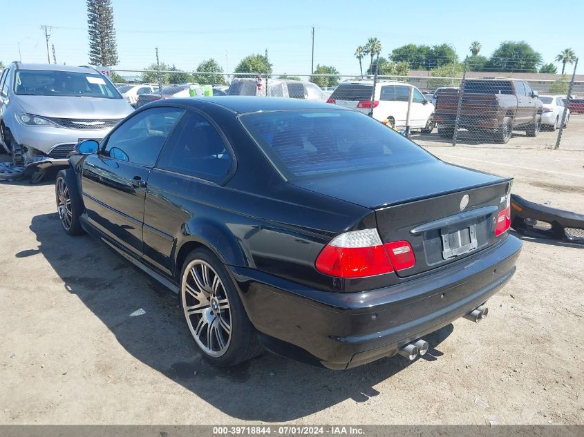 2003 BMW M3 VIN: WBSBL93463JR23450 Lot: 39718844