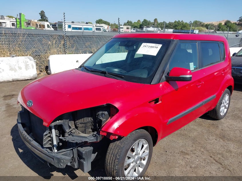 2012 Kia Soul + VIN: KNDJT2A68C7429070 Lot: 39718850