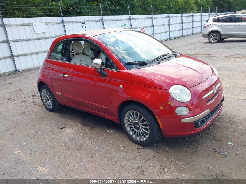 2012 Fiat 500C Lounge VIN: 3C3CFFER0CT130412 Lot: 39718861