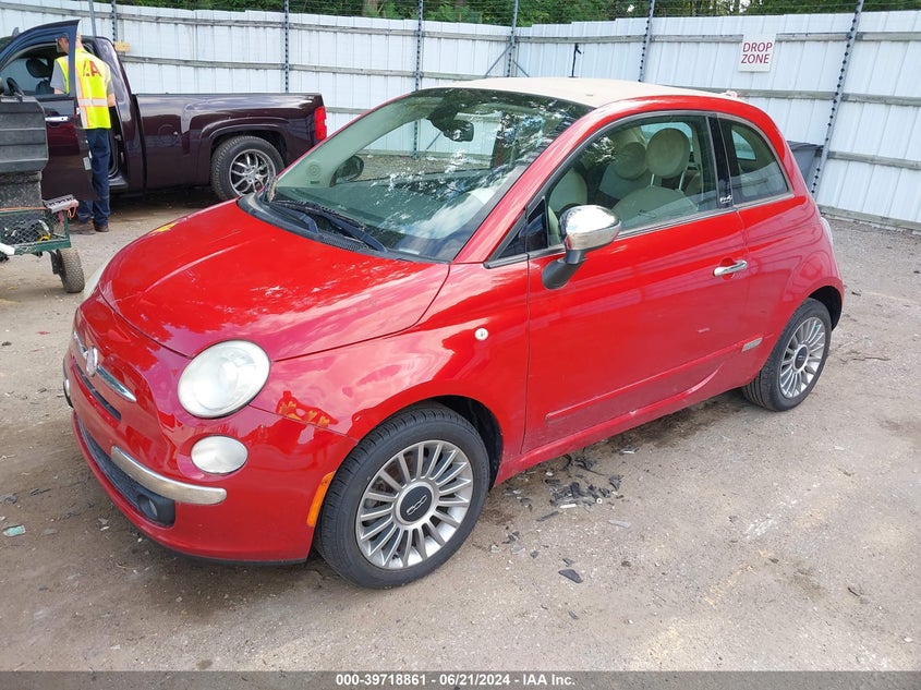2012 Fiat 500C Lounge VIN: 3C3CFFER0CT130412 Lot: 39718861